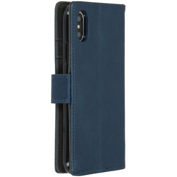 imoshion Étui de télephone portefeuille de luxe Apple iPhone X / Xs - Bleu foncé