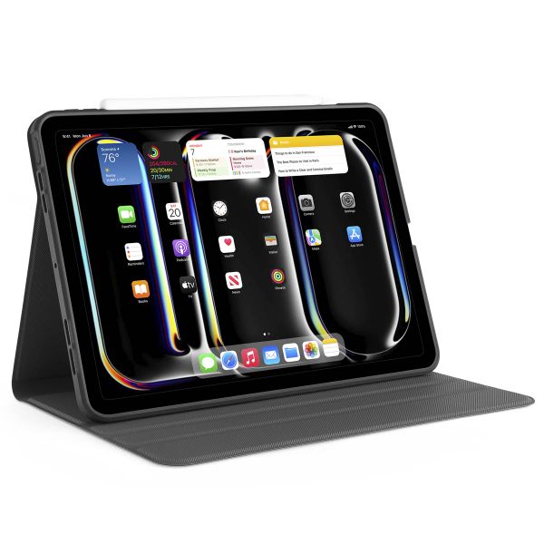 Pipetto Origami No5 Rotating Folio Case Apple iPad Pro 13 (2025) M5 / (2024) M4 - Noir