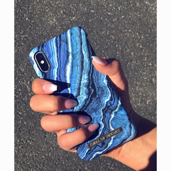 iDeal of Sweden Coque Fashion iPhone 11 Pro Max - Indigo Swirl