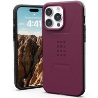 UAG Coque Civilian MagSafe Apple iPhone 15 Pro Max - Bordeaux