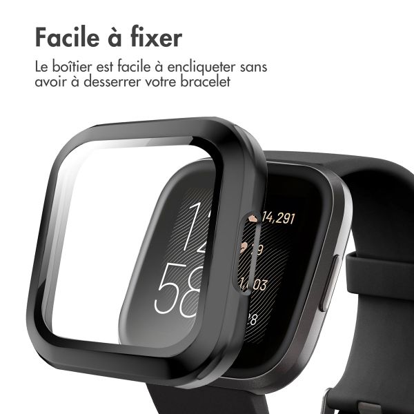 imoshion Coque rigide à couverture complète Fitbit Versa 2 - Noir