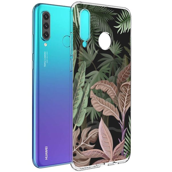 imoshion Coque Design Huawei P30 Lite - Jungle - Vert / Rose