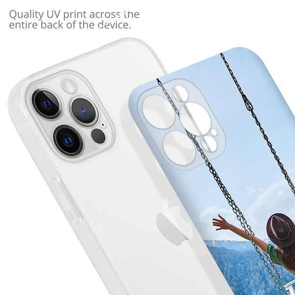 Concevez votre propre coque avec cordon iPhone 12 Pro - Transparent