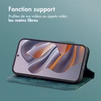 imoshion Étui de téléphone portefeuille Slim Motorola Thinkphone 25 / Edge 50 Neo / Edge 60 Neo - Vert