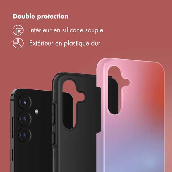 Selencia Coque arrière Vivid Samsung Galaxy S25 FE - Gradient Soft Blush