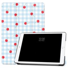 imoshion Coque tablette Design Trifold Apple iPad 9 (2021) 10.2 pouces / iPad 8 (2020) 10.2 pouces / iPad 7 (2019) 10.2 pouces - Cherry Check