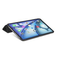 Decoded Textured Sillicon Slim Cover Apple iPad Air 11 pouces (2025) M3 / (2024) M2 - Charcoal Black