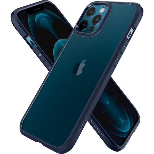 Spigen Coque Ultra Hybrid iPhone 12 Pro Max - Bleu foncé