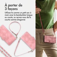 imoshion Etui de télephone portefeuille avec cordon Motorola Moto G77 - Rose