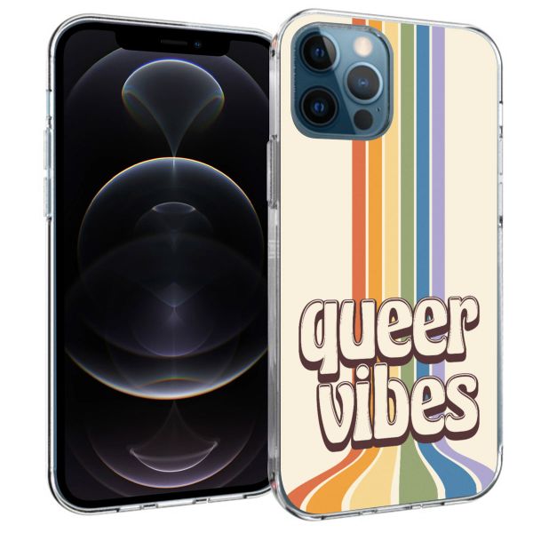 imoshion Coque Design iPhone 12 (Pro) - Rainbow Queer vibes