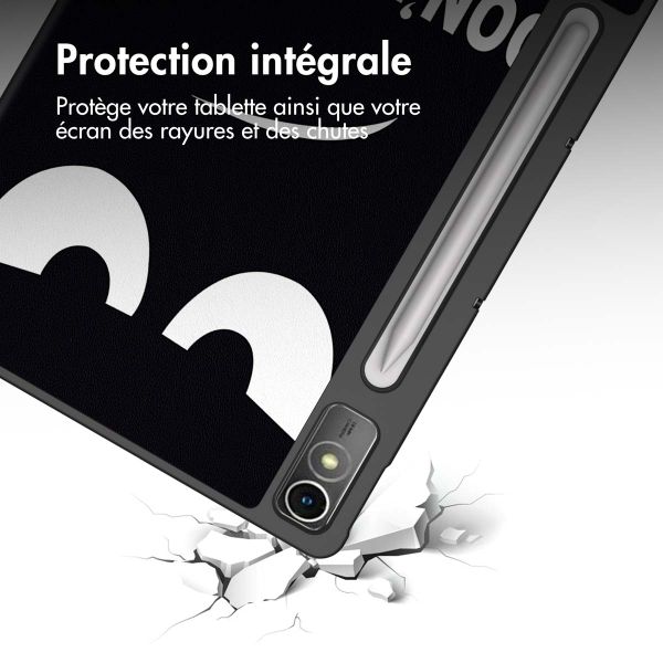 imoshion Coque tablette Design Trifold Lenovo Tab P12 - Don't touch