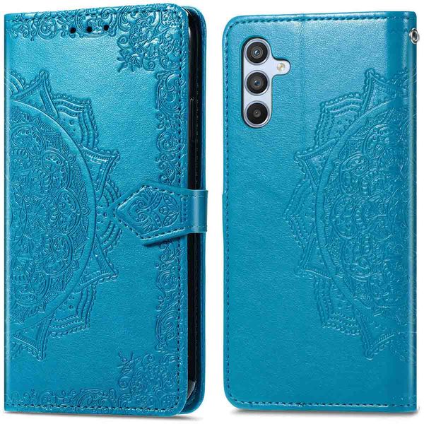 imoshion Etui de téléphone portefeuille Mandala Samsung Galaxy A26 - Turquoise