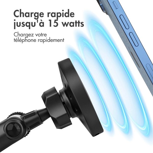 Accezz&#x20;Support&#x20;de&#x20;t&#xE9;l&#xE9;phone&#x20;pour&#x20;voiture&#x20;-&#x20;MagSafe&#x20;-&#x20;Chargeur&#x20;sans&#x20;fil&#x20;-&#x20;Universel&#x20;-&#x20;Tableau&#x20;de&#x20;bord&#x20;et&#x20;pare-brise&#x20;-&#x20;Noir