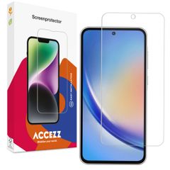 Accezz Protection d'écran en verre trempé Samsung Galaxy A35 / A55 - Transparent