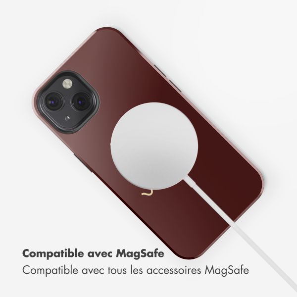 Selencia Coque arrière Vivid avec MagSafe Apple iPhone 13 - Delulu
