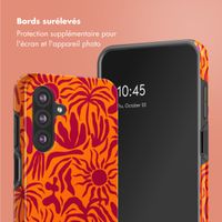 Selencia Coque arrière Vivid Samsung Galaxy A26 - Tropical Vibes Apricot