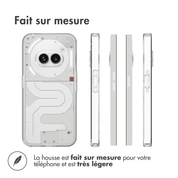 Accezz Coque Clear Nothing Phone (2a) / 2(a) Plus - Transparent