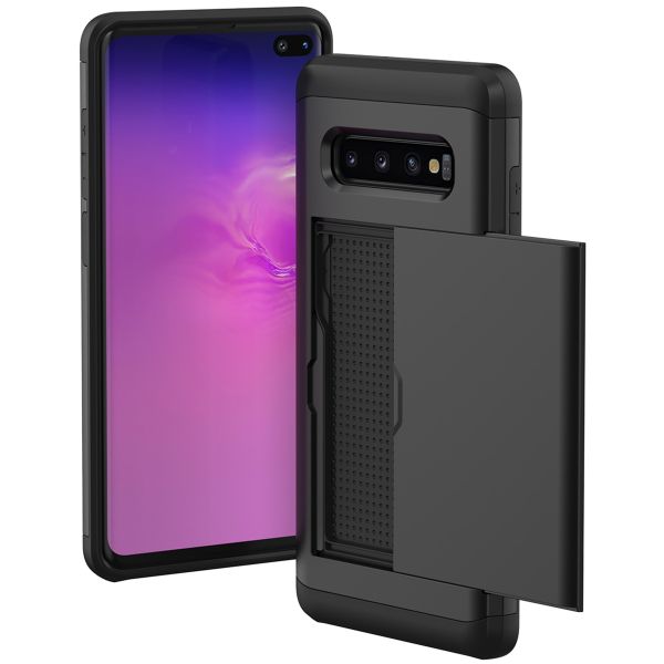 imoshion Coque arrière avec porte-cartes Samsung Galaxy S10 Plus - Noir