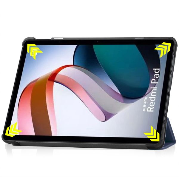 imoshion Coque tablette Design Trifold Xiaomi Redmi Pad - Bleu foncé