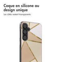 imoshion Coque design pour Samsung Galaxy A55 - Graphic Beige