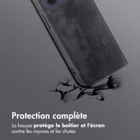 imoshion Étui de téléphone portefeuille Slim Motorola Moto G86 Power - Noir