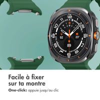 imoshion Bracelet Ocean en silicone Samsung Galaxy Watch Ultra (2024/2025) - Vert foncé