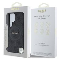 Guess Coque MagSafe Classic avec logo 4G Samsung Galaxy S25 Ultra - Noir