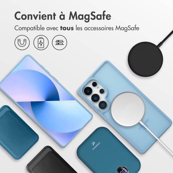 imoshion Coque Color Guard avec MagSafe Samsung Galaxy S25 Ultra - Bleu clair