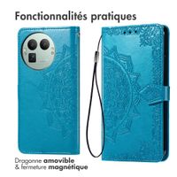imoshion Etui de télephone Mandala Realme GT 8 Pro - Turquoise