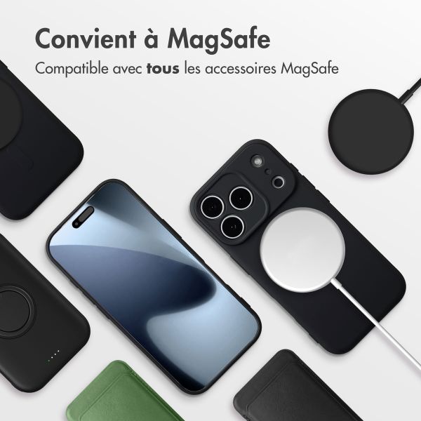 imoshion Coque Couleur avec MagSafe Apple iPhone 17 Pro - Noir