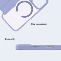 imoshion Bookcase transparente avec MagSafe Apple iPhone 17 Pro Max - Lilas