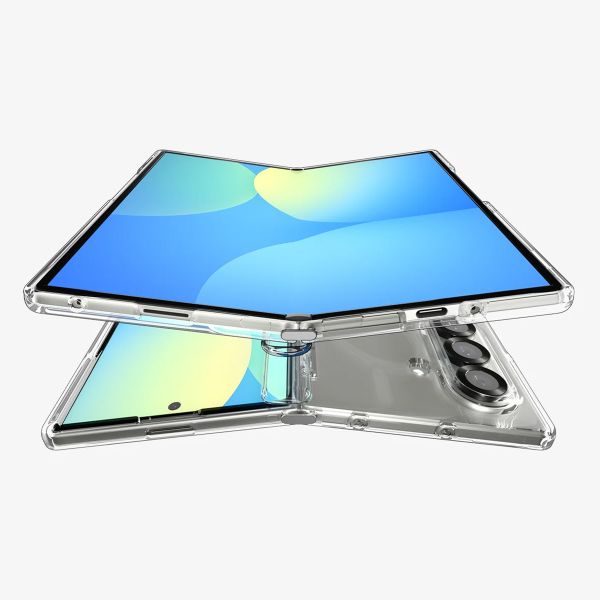 Spigen Coque Ultra Hybrid Pro MagFit Samsung Galaxy Z Fold 7 - Clear / White