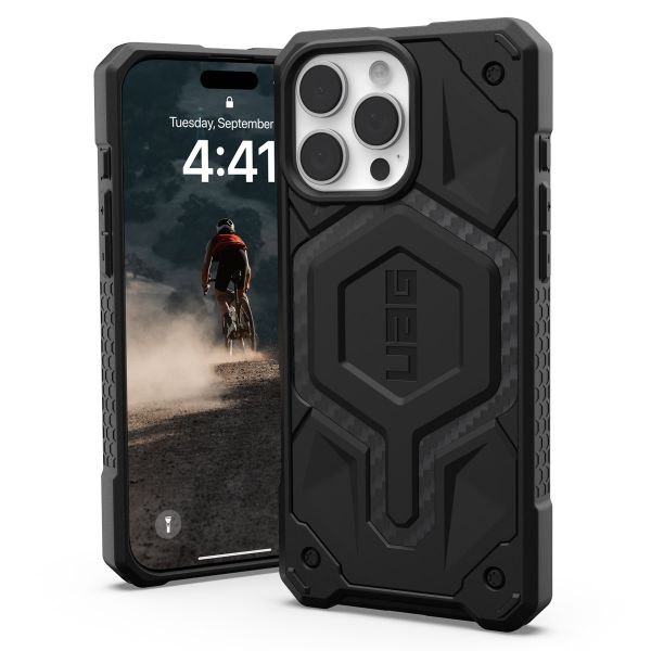 UAG Coque arrière Monarch Pro iPhone 16 Pro Max - Carbon Fiber