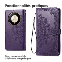 imoshion Etui de télephone Mandala Honor Magic 6 Lite - Violet