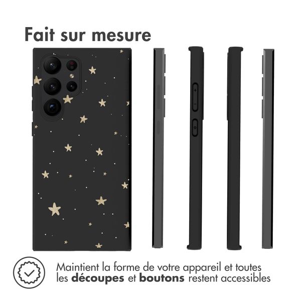 imoshion Coque Design Samsung Galaxy S23 Ultra - Etoiles / Noir