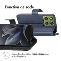 imoshion Étui de télephone portefeuille Motorola Edge 70 - Bleu foncé