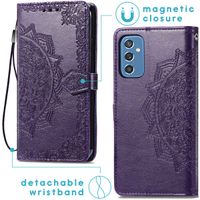 imoshion Etui de téléphone portefeuille Mandala Samsung Galaxy M52 - Violet