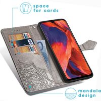 imoshion Etui de téléphone Mandala Oppo A73 (5G) - Gris