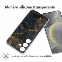 imoshion Coque Design Samsung Galaxy S25 - Black Marble