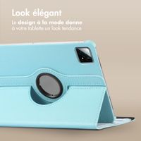 imoshion Coque tablette rotatif à 360° Xiaomi Pad 6S Pro 12.4 - Bleu clair