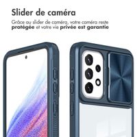 imoshion Coque arrière Camslider Samsung Galaxy A53 - Bleu foncé