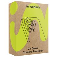 imoshion Protection Caméra en verre trempé 2 Pack iPhone 16 Pro / 16 Pro Max - Noir