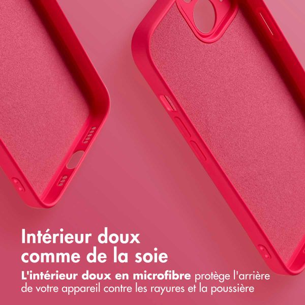 imoshion Coque Couleur avec MagSafe Apple iPhone 14 - Neon Pink