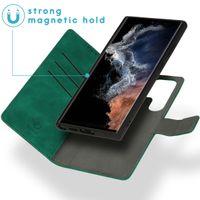 imoshion Etui de télephone luxe 2-en-1 amovible Samsung Galaxy S23 Ultra - Vert foncé