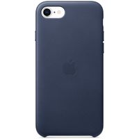 Apple Coque Leather Apple iPhone SE (2022 / 2020) - Midnight Blue