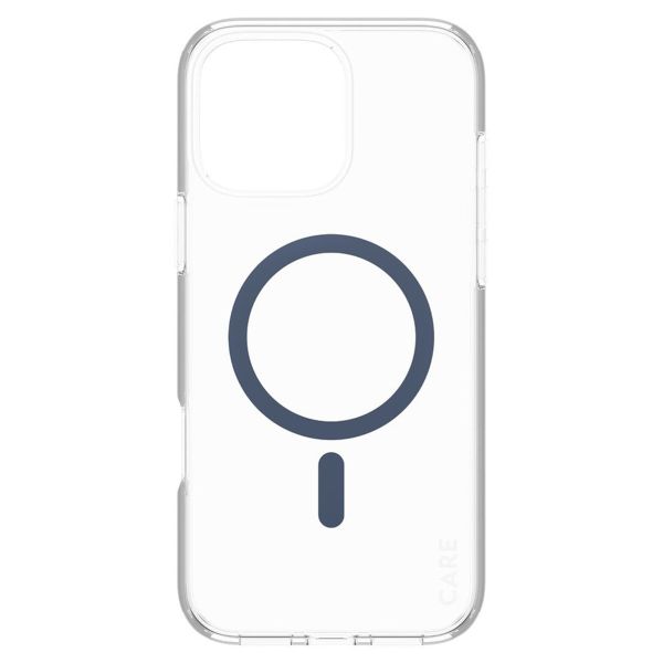 CARE by PanzerGlass Coque Urban Combat MagSafe iPhone 16 Pro Max - Transparent / Bleu