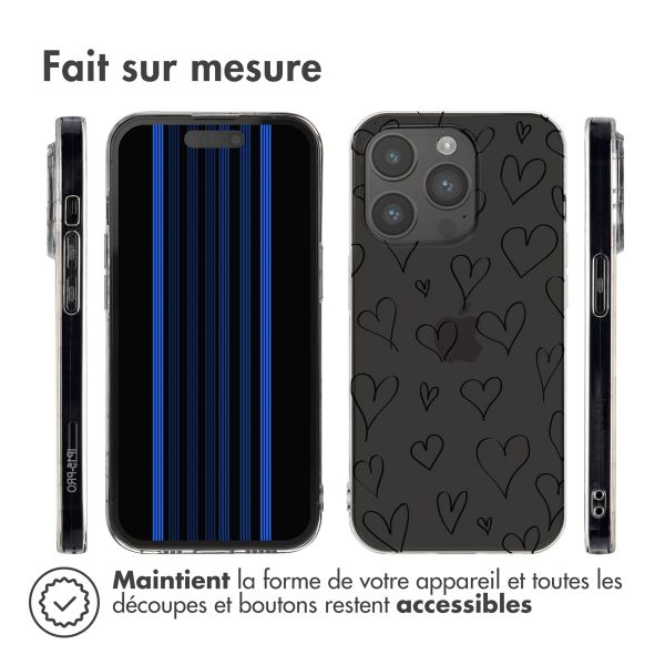 imoshion Coque Design Apple iPhone 15 Pro - Hearts