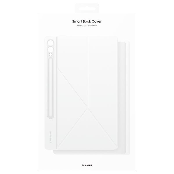 Samsung Coque tablette originale Smart Galaxy Tab S10 Plus / Tab S9 FE Plus / Tab S9 Plus - Blanc