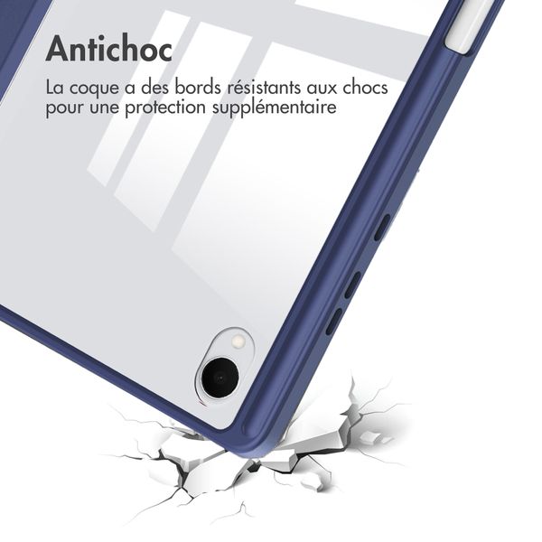 imoshion Coque tablette rigide Trifold Samsung Galaxy Tab S11 - Bleu foncé