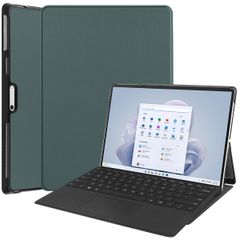 imoshion Coque tablette Trifold Microsoft Surface Pro 9 / Pro 10 / Pro 11 - Vert foncé